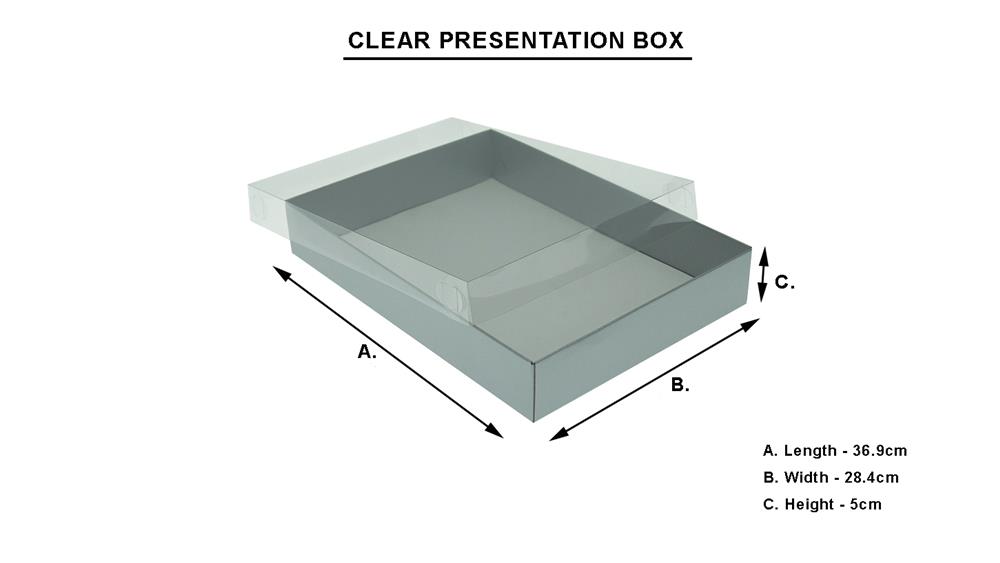 Clear Presentation Box Sizes